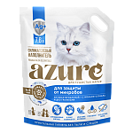 Azure силикагелевый наполнитель для защиты от микробов, антибактериальный, с ионами серебра и део-гранулами, 7,6 л