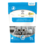 Organic team растительный комкующийся наполнитель для кошачьего туалета, из маниоки, желтый 7л