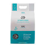 Organic team Tofu комкующийся наполнитель для кошачьего туалета, для стерилизованных кошек 6л